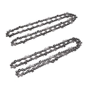 CQWL 2X Saw Chains 3/8″ Pitch .Chainsaw Chain 16 inch 0.050″ 1.3mm Gauge 57 Drive Links 40 cm fits DOLMAR Echo EINHELL HITACHI JONSERED BOSCH ALPINA and Other Chainsaws